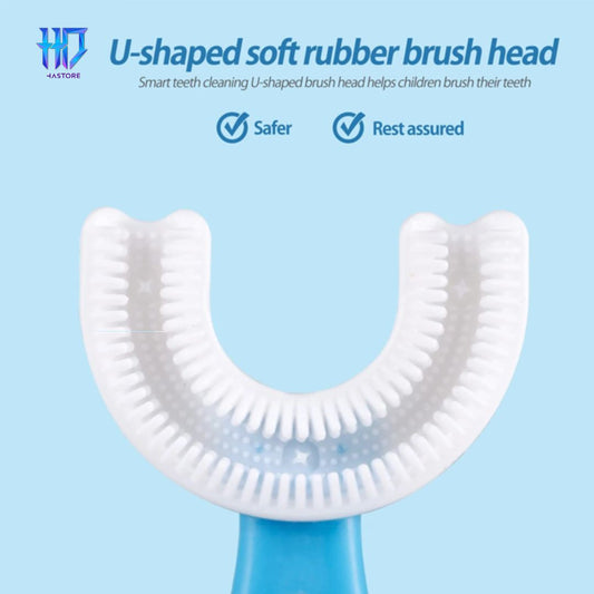 Pack Of 3 U-Shaped ToothBrushes For Your Child